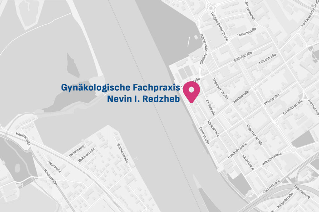 Anfahrtsskizze gynäkologische Fachpraxis Redzheb Neuwied